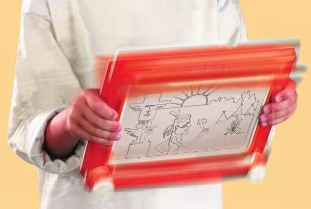 etch a sketch the classic red drawing toy vintage drawing board magic screen how to draw erase a sketch